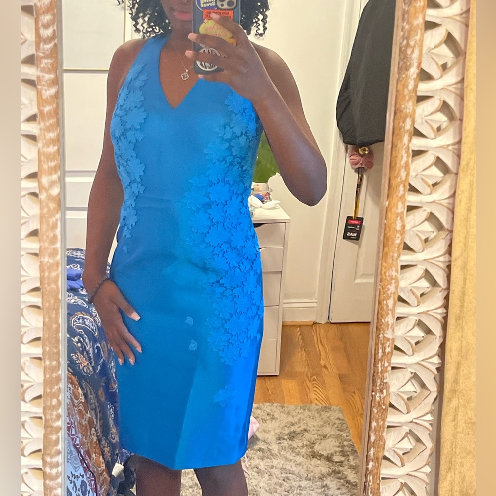 Blue Floral Dress